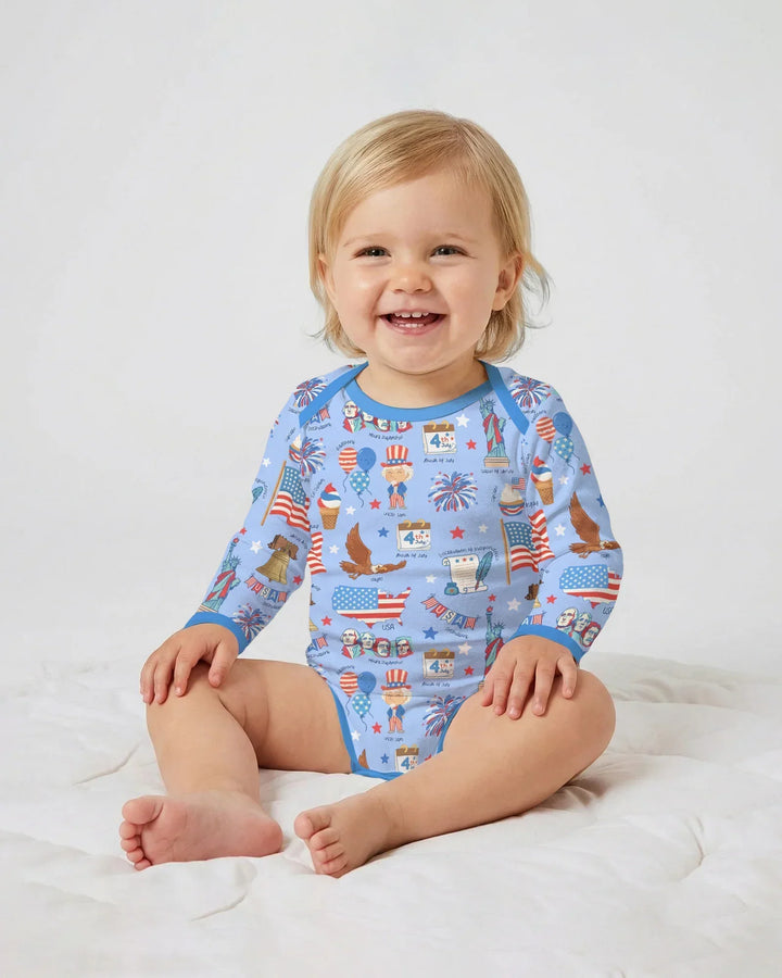 Gerippte Babykleidung mit individuellem Foto - Weich &amp; Skizzenhaft