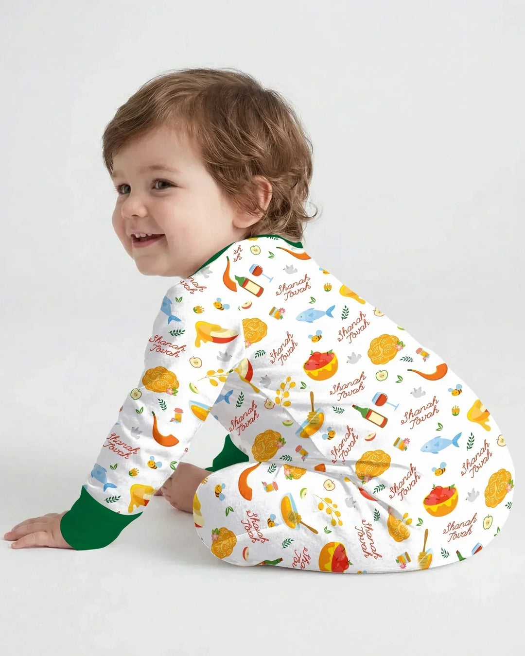 Gerippte Babykleidung mit individuellem Foto - Weich &amp; Skizzenhaft