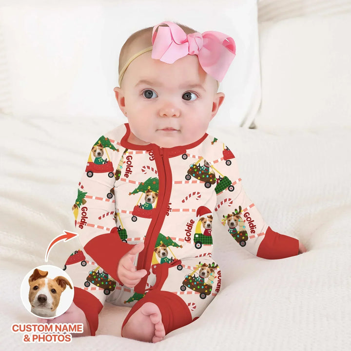 Custom Pet Photo Christmas Tikes Car Bamboo Convertible Zippy