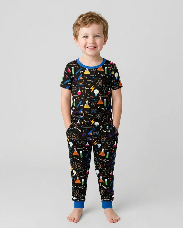 Zweiteiliges, kurzärmliges Pyjama-Set mit Marienkäfern