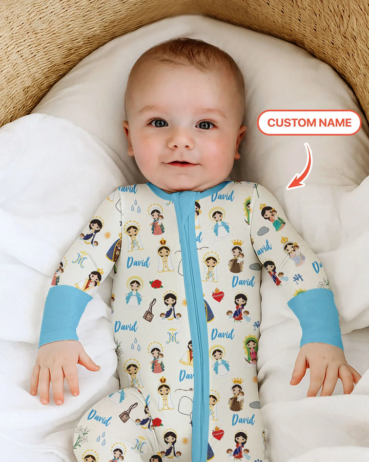 Gerippte Babykleidung mit individuellem Foto - Weich &amp; Skizzenhaft