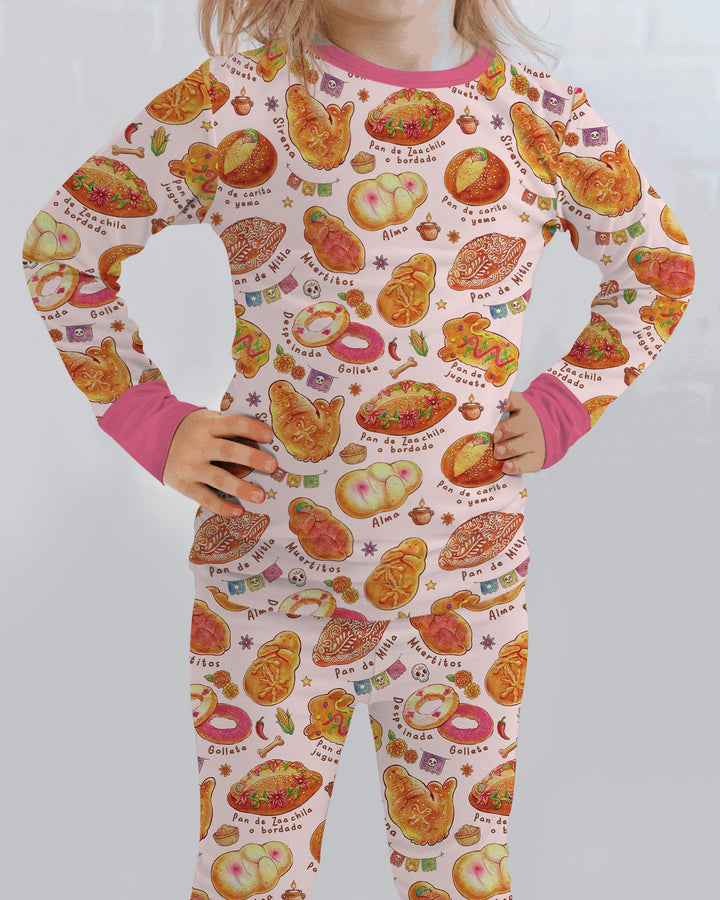 Pan Dulce Dreams Bamboo Two Piece Long Sleeve Pajama Set