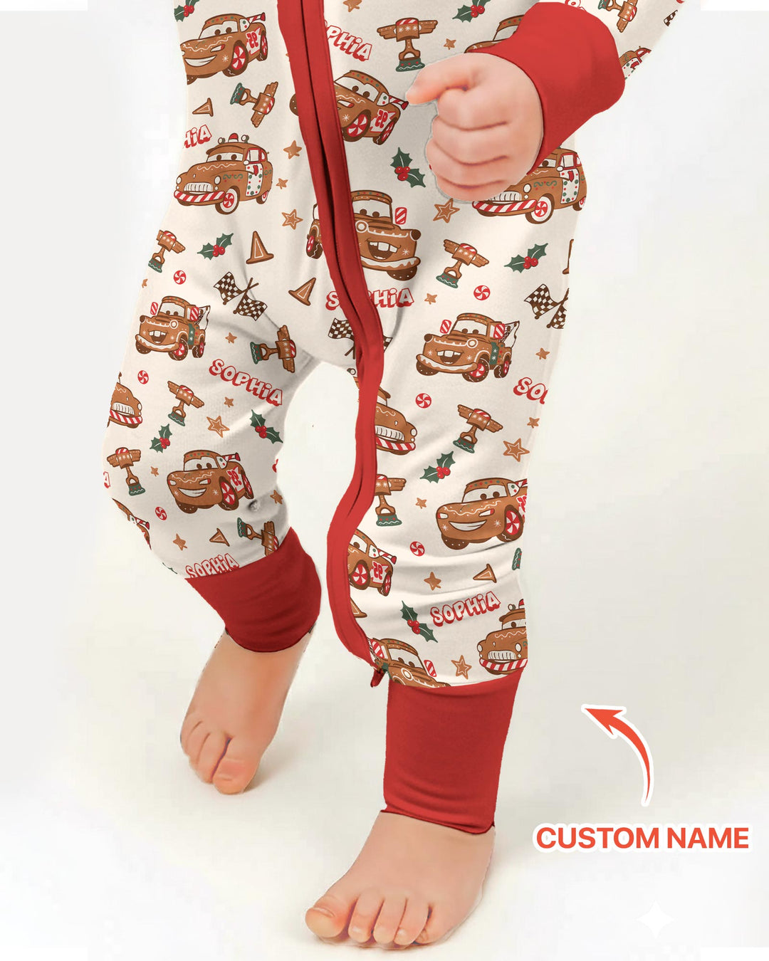 Christmas Cookie Cars Bamboo Convertible Zippy
