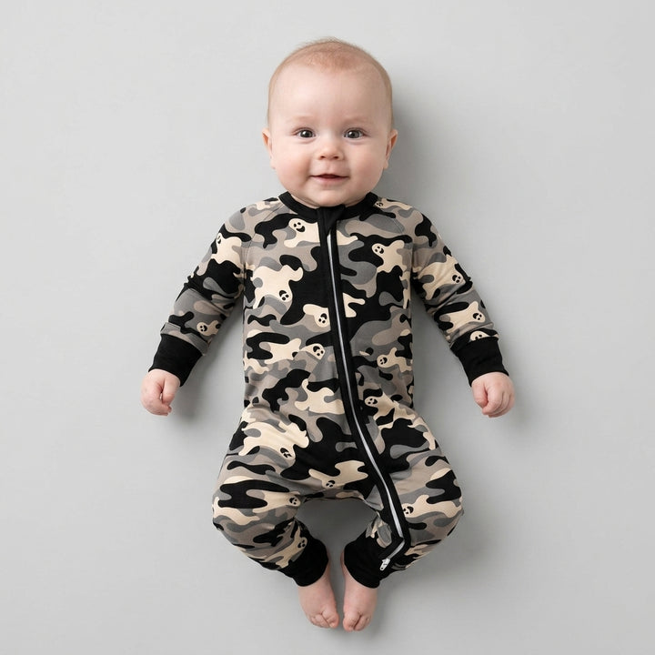 Camo Halloween Ghost Bamboo Convertible Zippy
