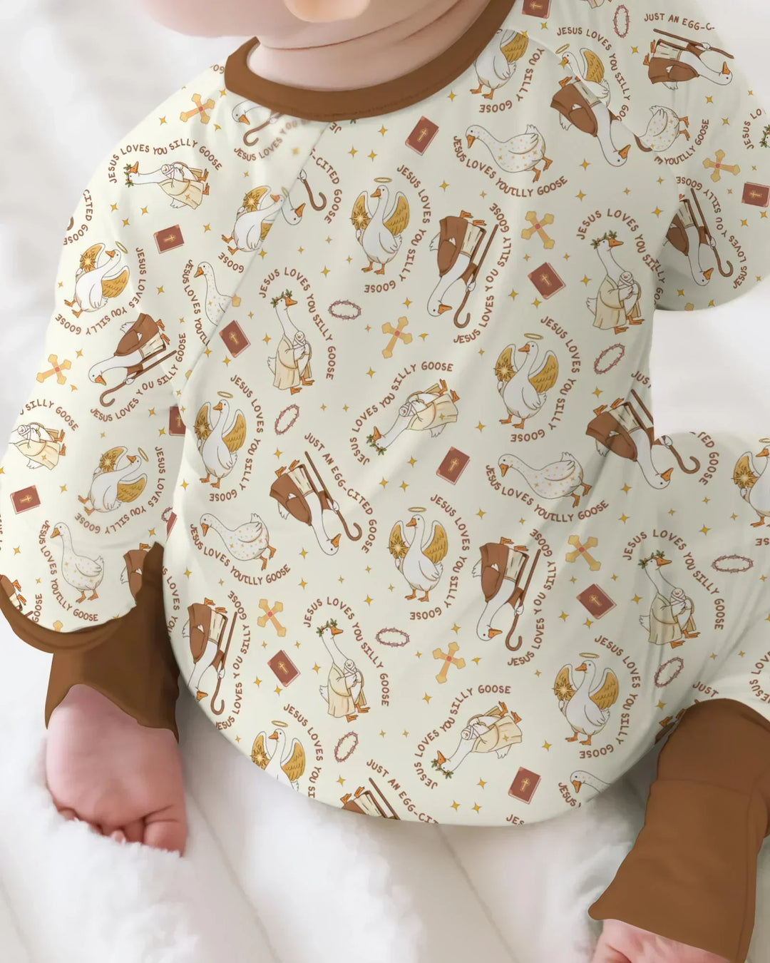 Gerippte Babykleidung mit individuellem Foto - Weich &amp; Skizzenhaft