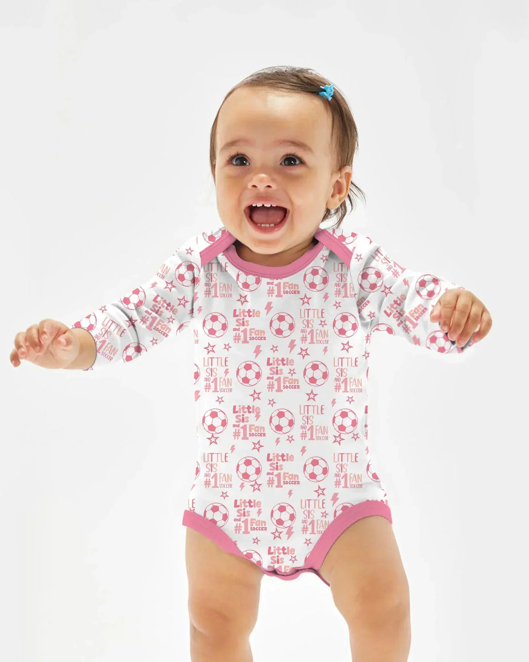 Gerippte Babykleidung mit individuellem Foto - Weich &amp; Skizzenhaft