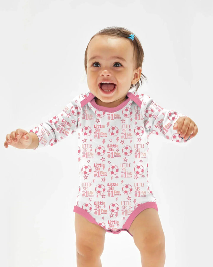 Gerippte Babykleidung mit individuellem Foto - Weich &amp; Skizzenhaft