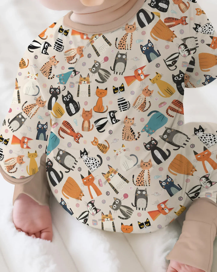Gerippte Babykleidung mit individuellem Foto - Weich &amp; Skizzenhaft
