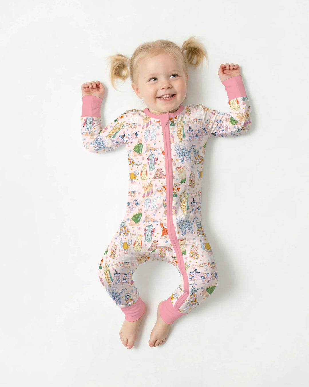 Whimsical Cat Parade Convertible Zippy