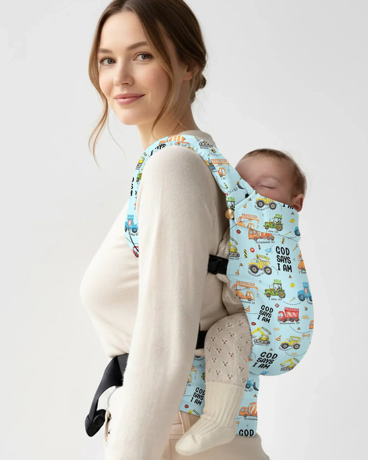 Gott sagt, ich bin ein Tragetuch für Babys