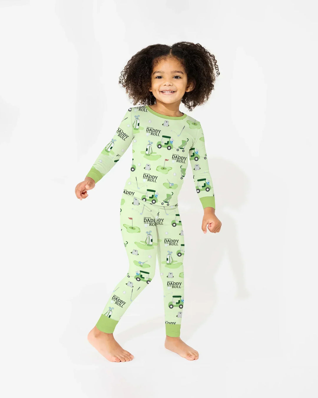 Daddy Golf Team Bamboo Two Piece Long Sleeve Pajama Set