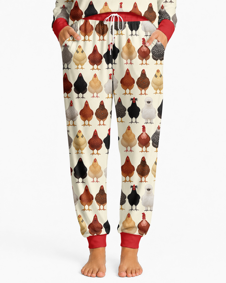 Cluckin' Cute Bamboo Women Pajama Set