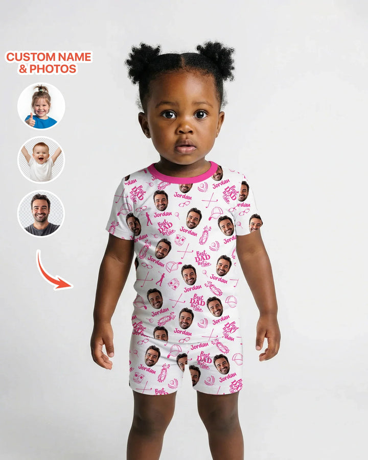 Zweiteiliges Pyjama-Set mit kurzen Ärmeln und Shorts im Sommer-Design