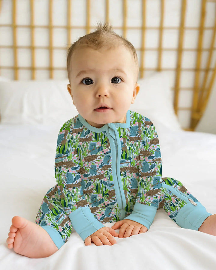 Gerippte Babykleidung mit individuellem Foto - Weich &amp; Skizzenhaft