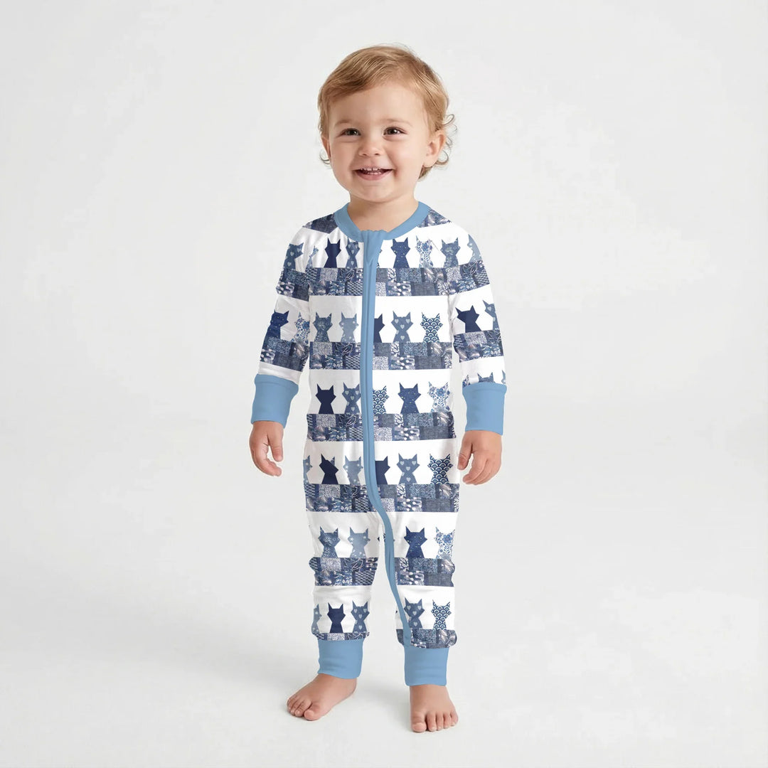 Gerippte Babykleidung mit individuellem Foto - Weich &amp; Skizzenhaft