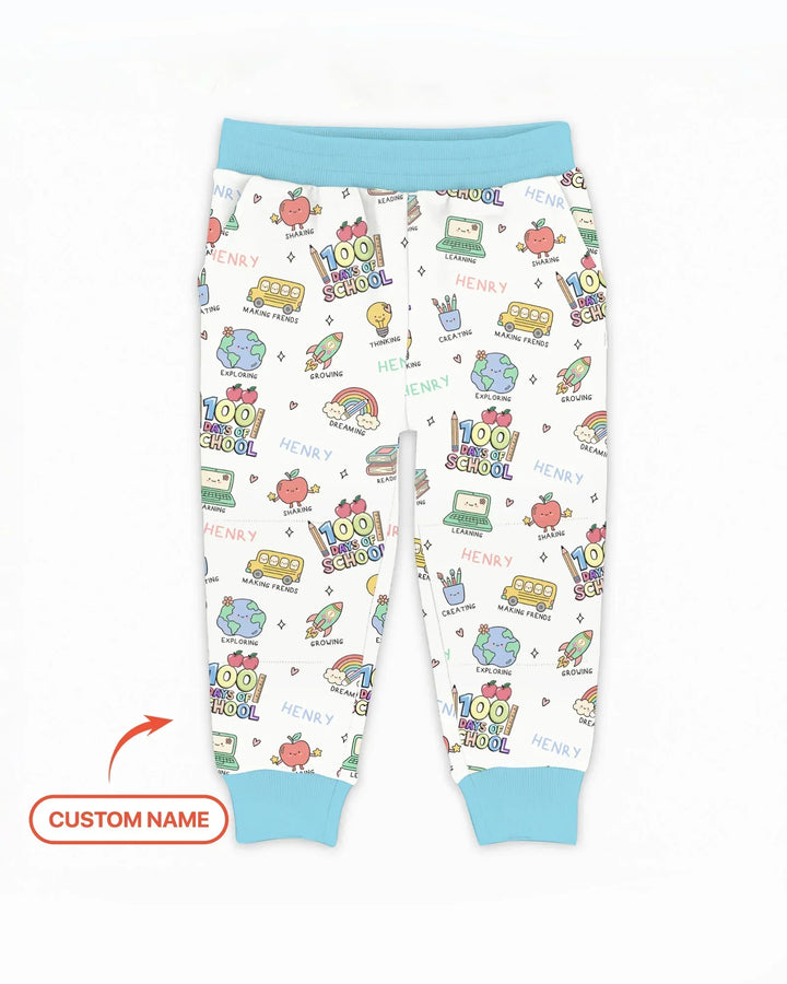 Personalisierte Feier 100 Tage Bambus Jogginghose