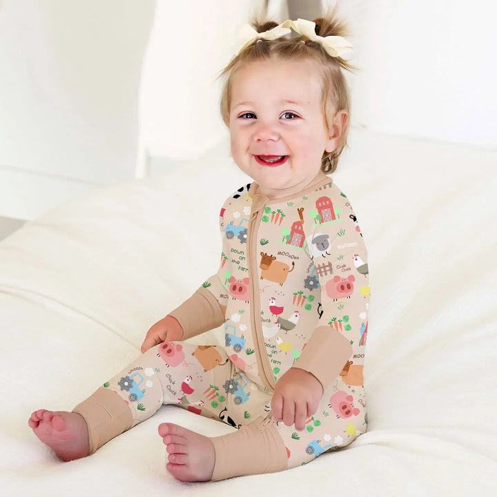 Gerippte Babykleidung mit individuellem Foto - Weich &amp; Skizzenhaft