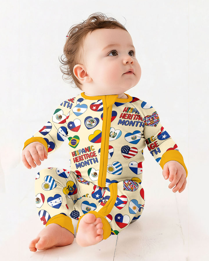Gerippte Babykleidung mit individuellem Foto - Weich &amp; Skizzenhaft