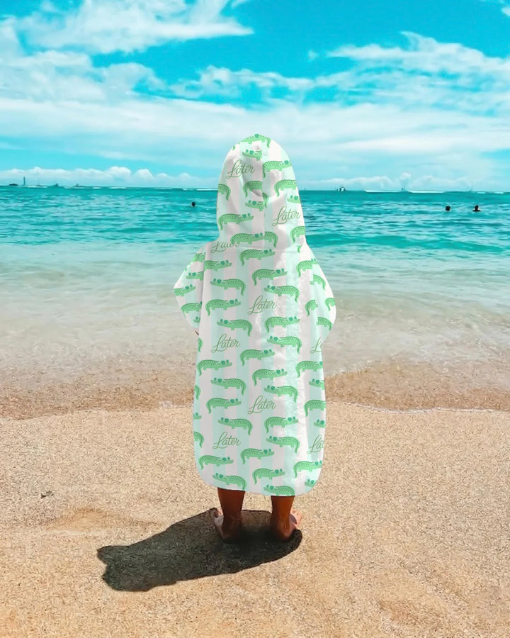Later Gator Bambus Schwimm-Poncho