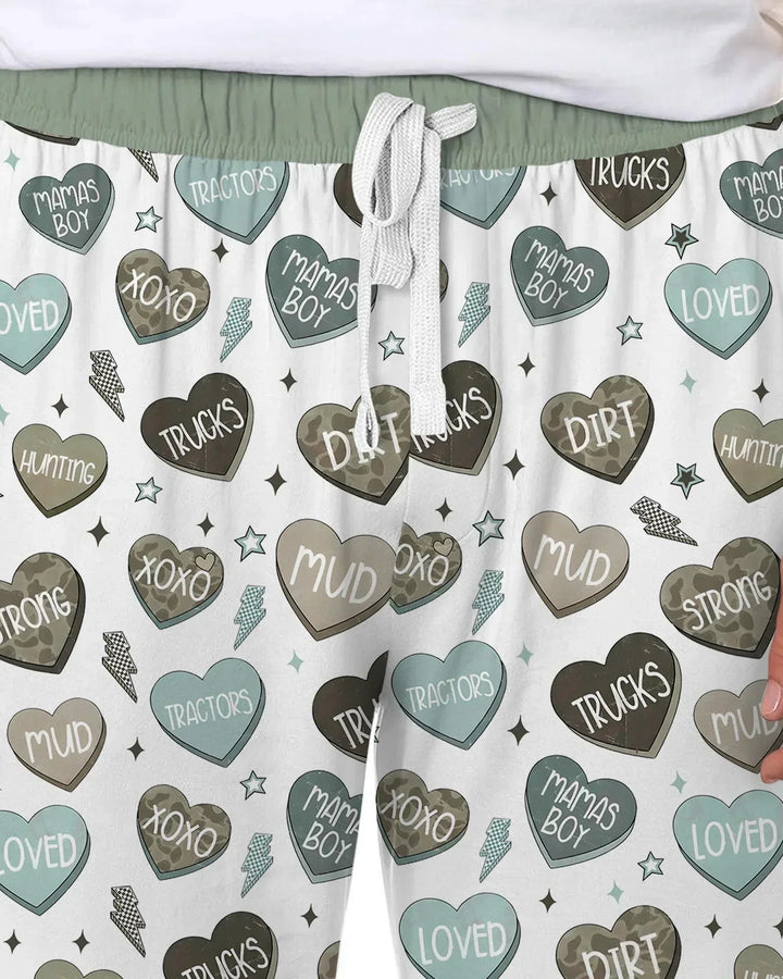Vorlage Benutzerdefiniertes Herren-Pyjama-Set