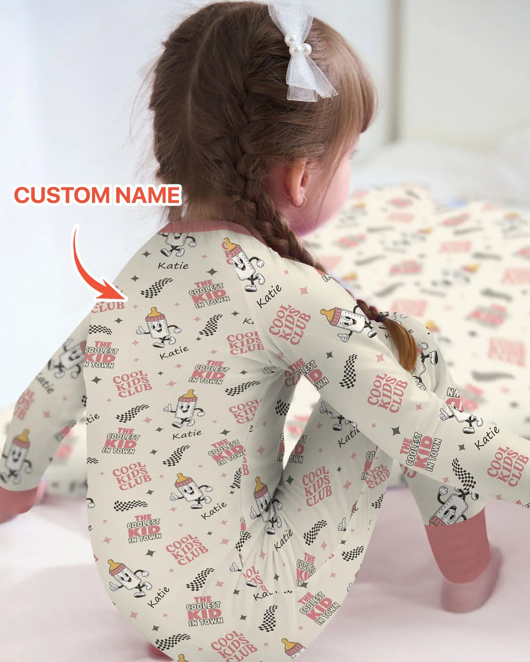 Custom Name Cool Club Daddy & Me Matching Bamboo Convertible Zippy
