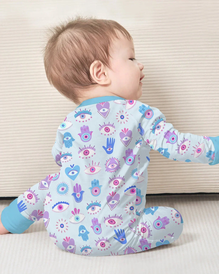 Hamsa Heart Guardians Family Matching Bamboo Convertible Zippy