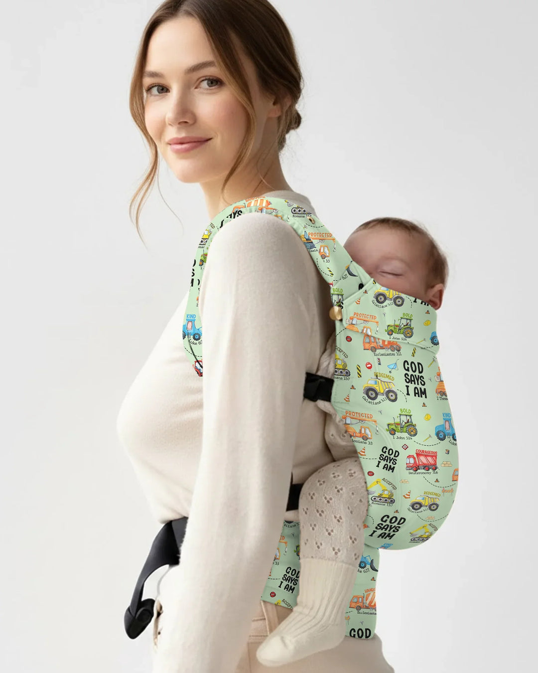 Gott sagt, ich bin ein Tragetuch für Babys