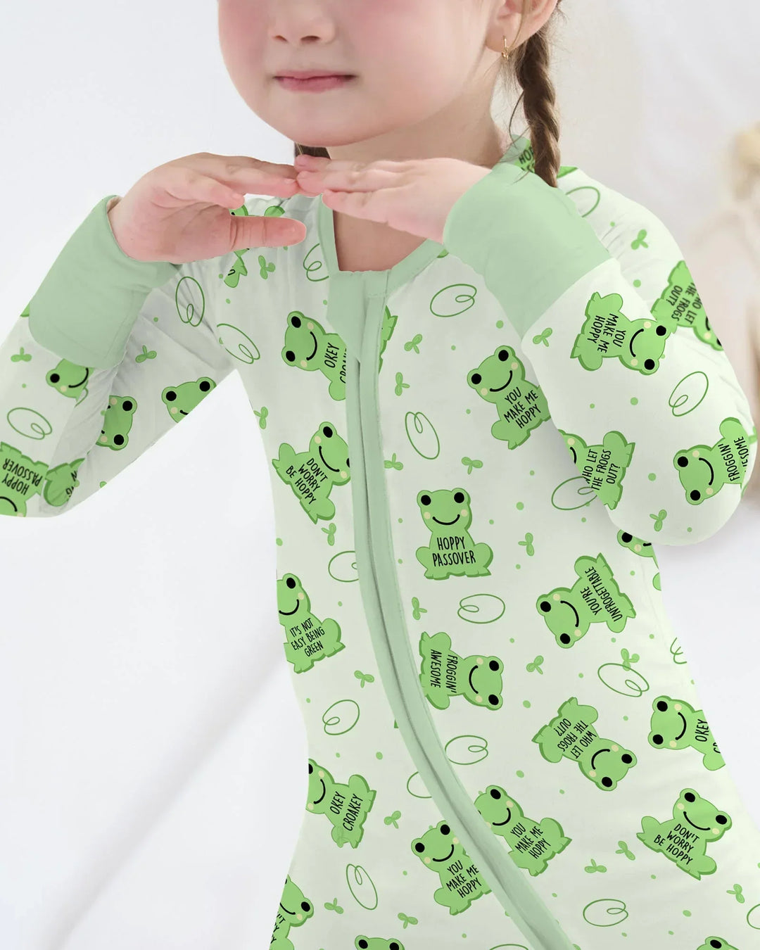 Marzipan Passover Conversation Frogs Bamboo Convertible Zippy