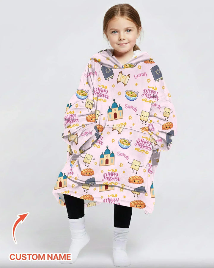 Personalisierbarer „Pesach Sameach“ Bambus-Deckenpullover