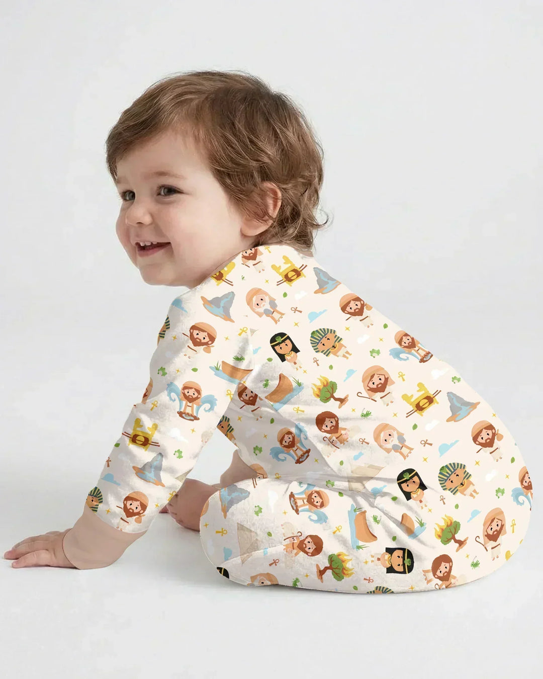 Gerippte Babykleidung mit individuellem Foto - Weich &amp; Skizzenhaft