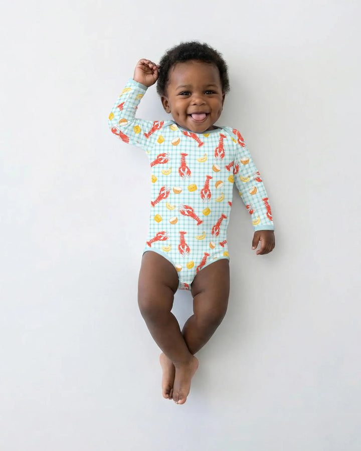 Preppy Crawfish Season Bamboo Bodysuit