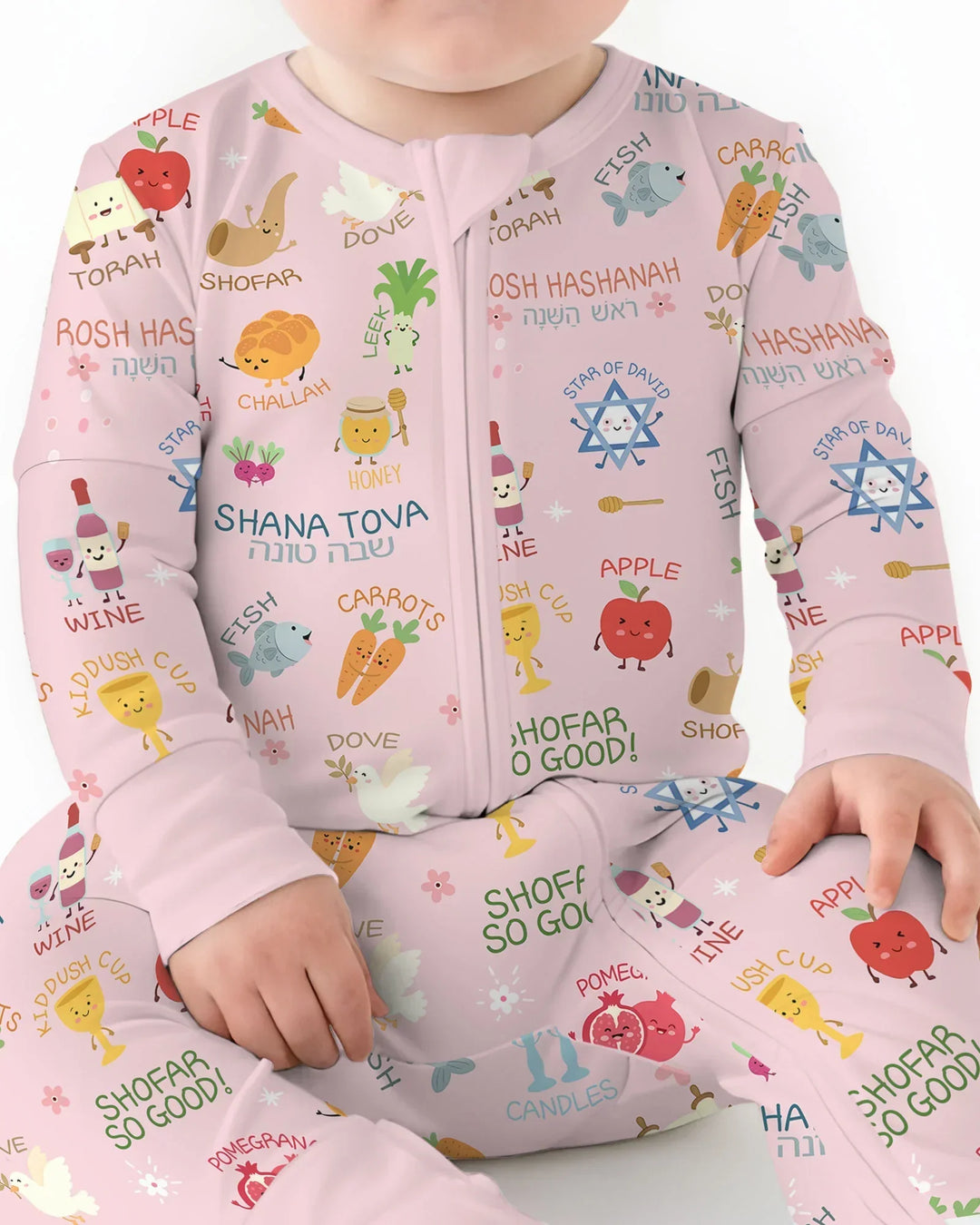 Gerippte Babykleidung mit individuellem Foto - Weich &amp; Skizzenhaft