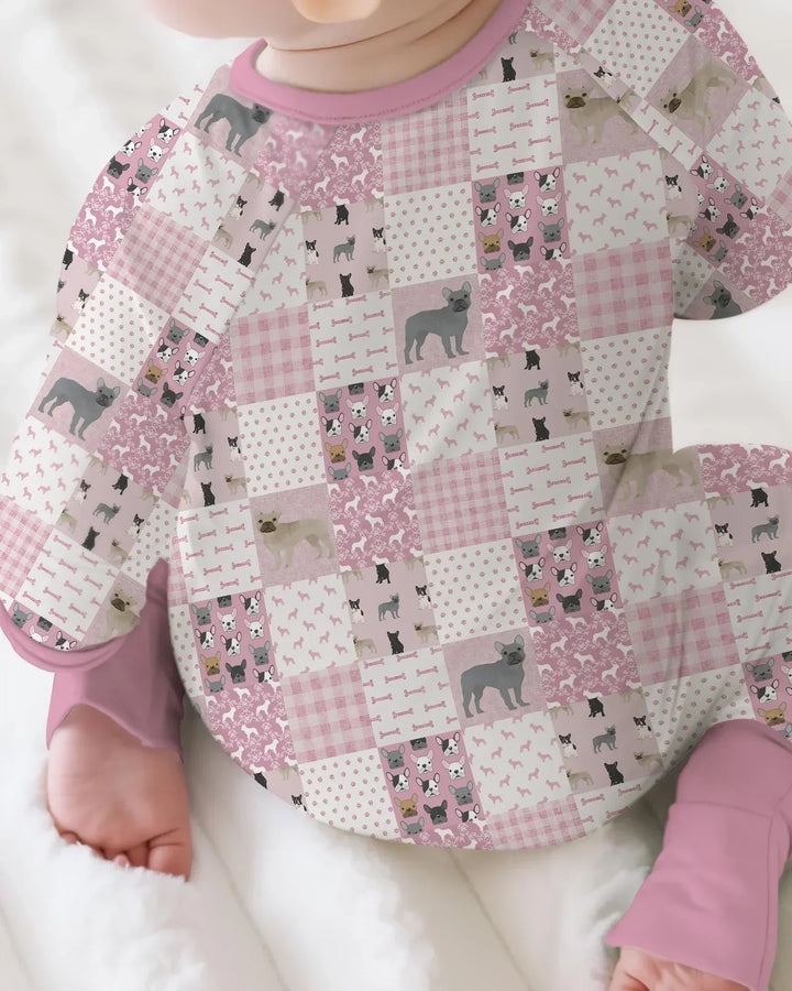 Gerippte Babykleidung mit individuellem Foto - Weich &amp; Skizzenhaft