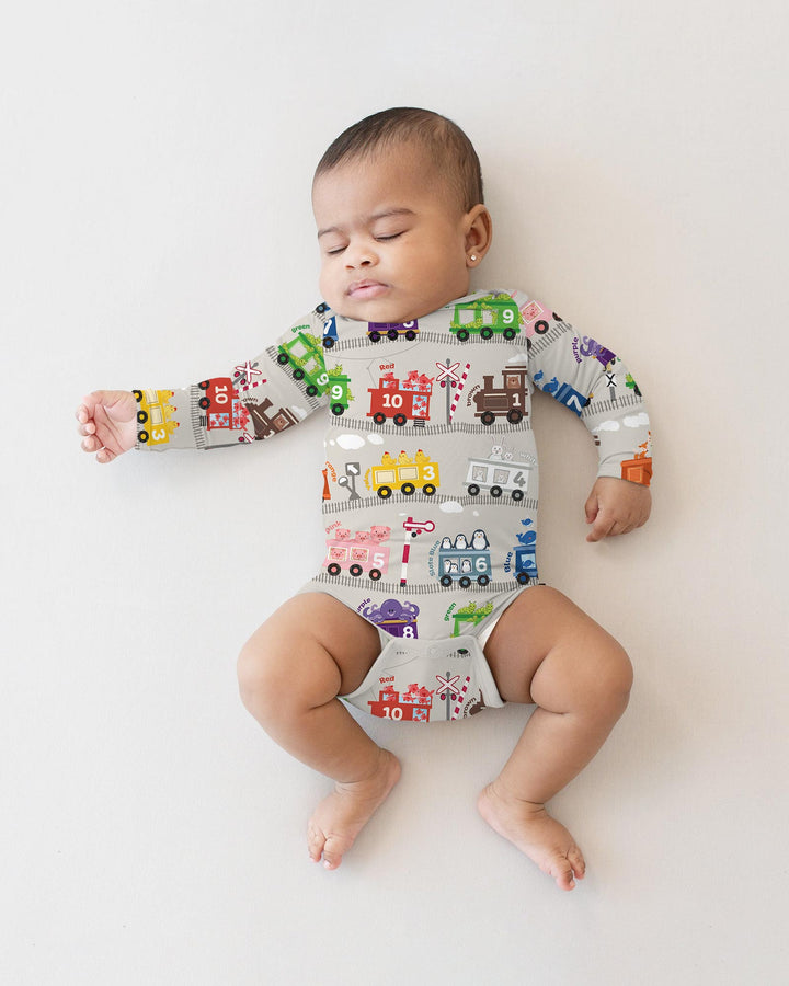 Gerippte Babykleidung mit individuellem Foto - Weich &amp; Skizzenhaft