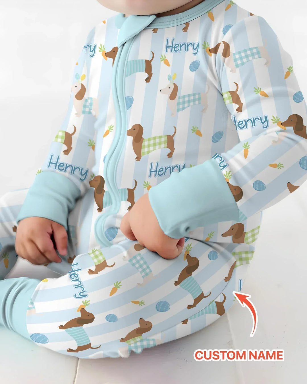 Gerippte Babykleidung mit individuellem Foto - Weich &amp; Skizzenhaft