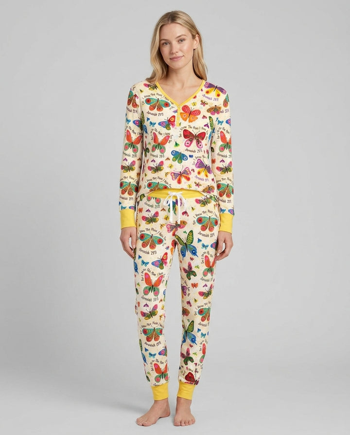 Vorlage Bambus Damen Pyjama Set