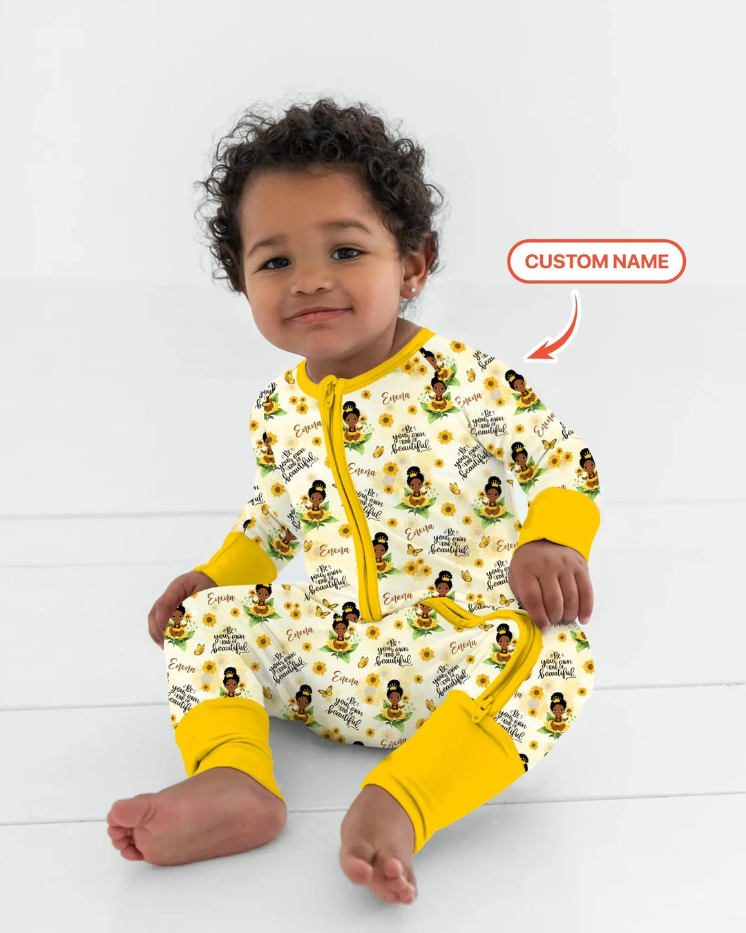Gerippte Babykleidung mit individuellem Foto - Weich &amp; Skizzenhaft
