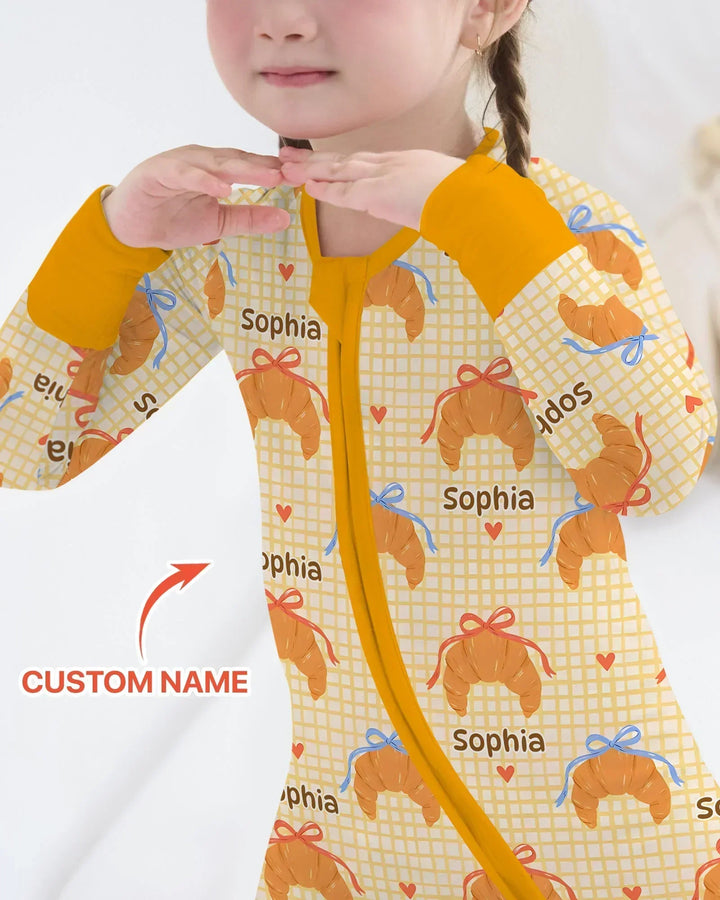 Breakfast Love Family Matching Bamboo Convertible Zippy