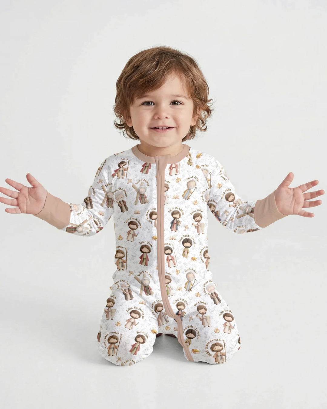 Gerippte Babykleidung mit individuellem Foto - Weich &amp; Skizzenhaft