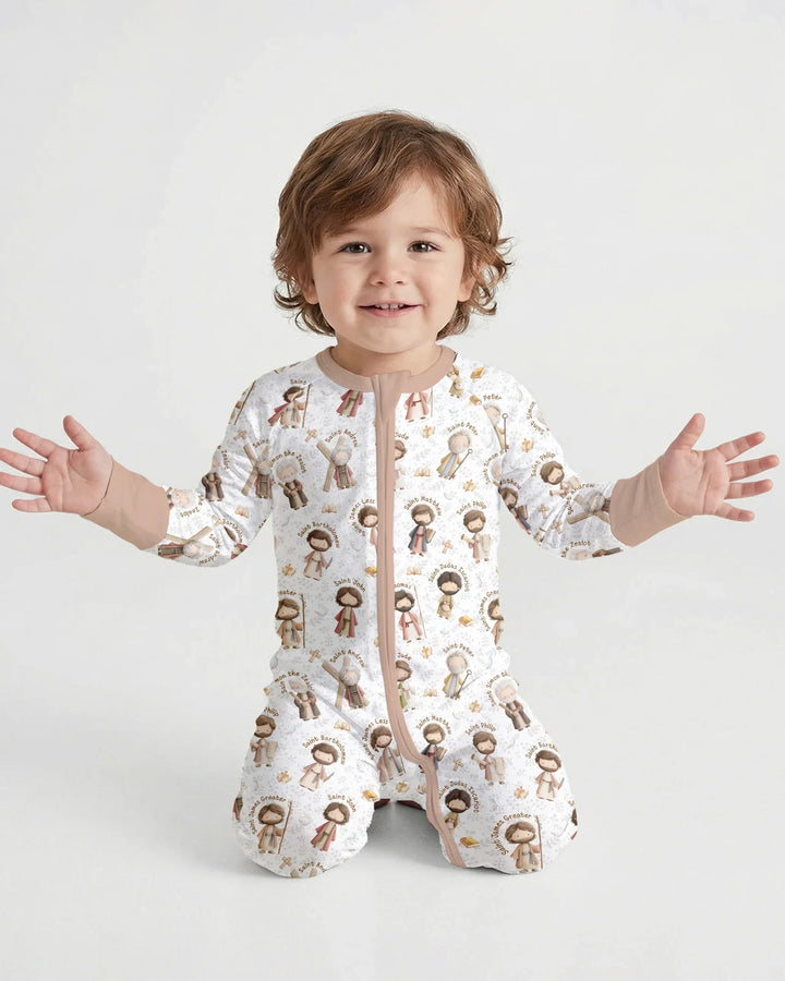 Gerippte Babykleidung mit individuellem Foto - Weich &amp; Skizzenhaft