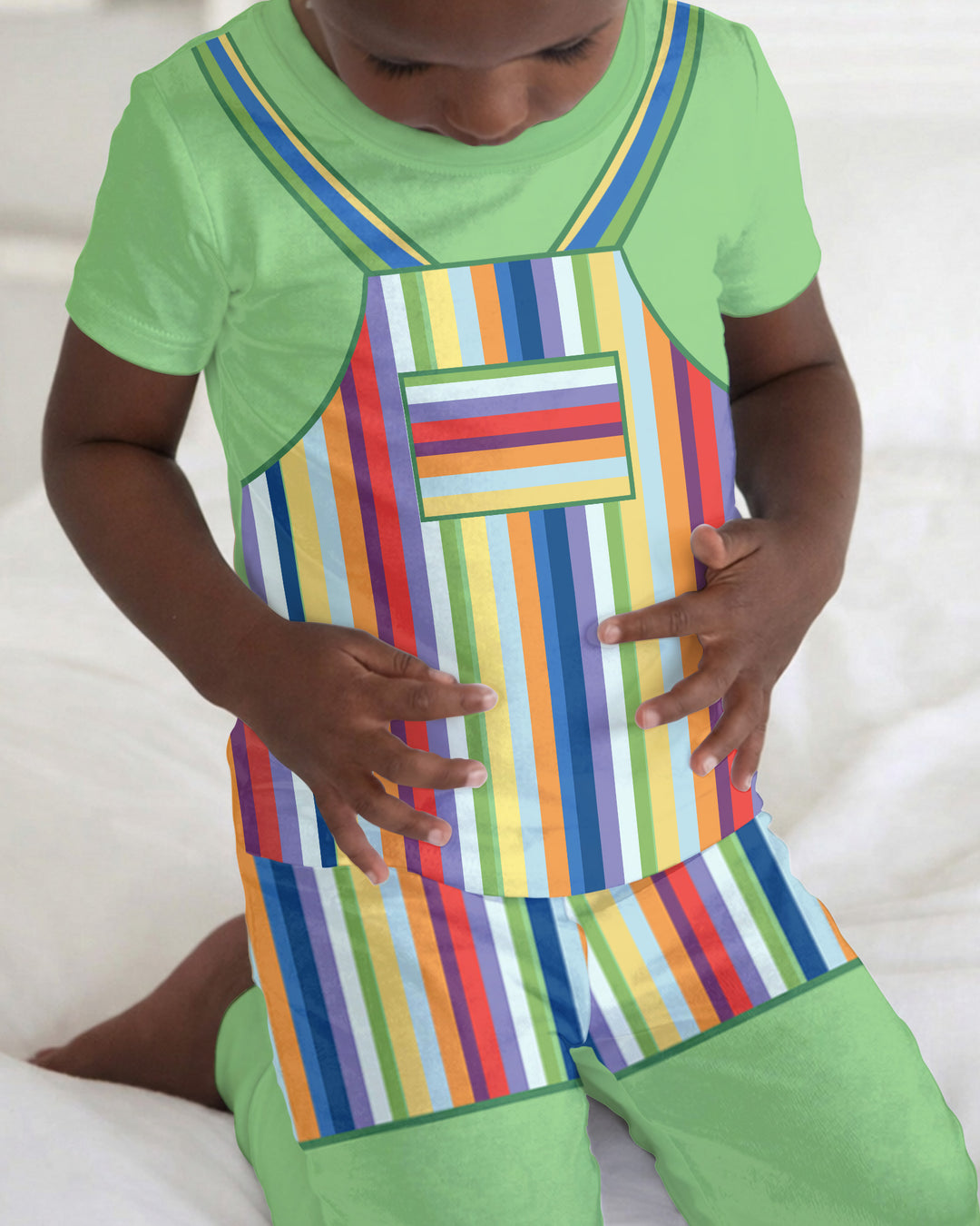 Tiny Little Chef Bamboo Two Piece Short Sleeve Pajama Set