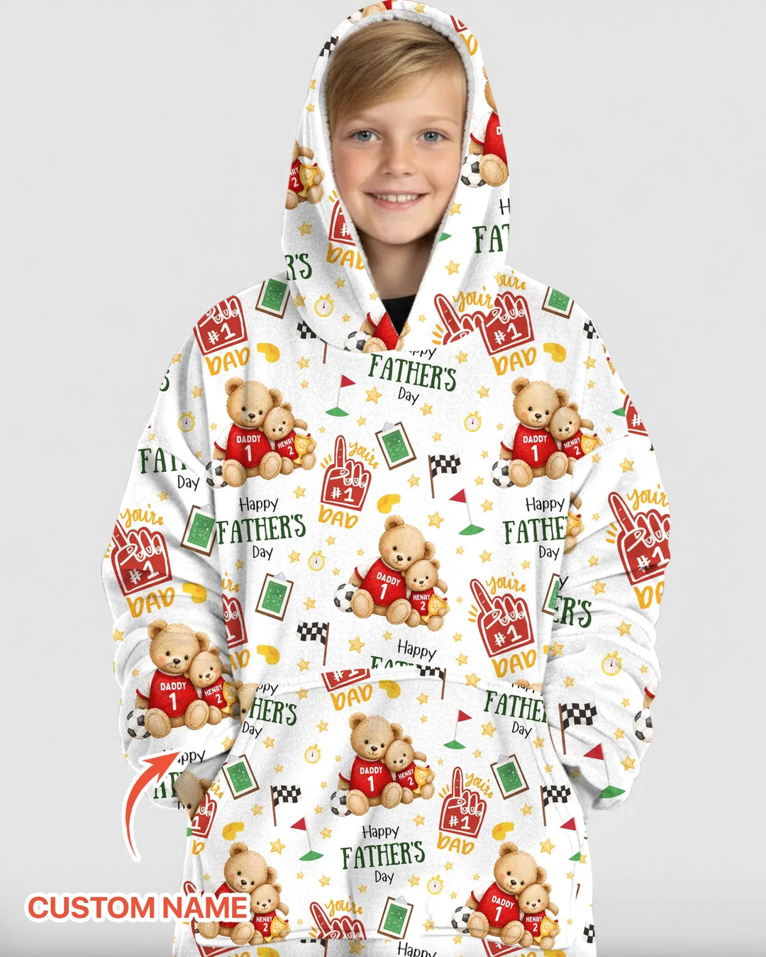 Benutzerdefinierter Bambus-Deckenhoodie (Vorlage)