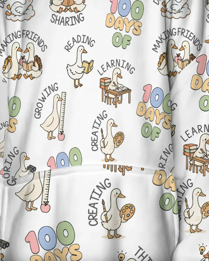 100 Days Of... Tragbarer Bambus-Deckenhoodie