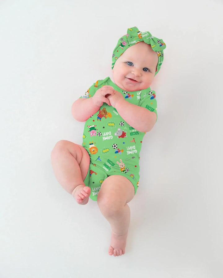The World Cup Soccer Animals Bamboo Bodysuit