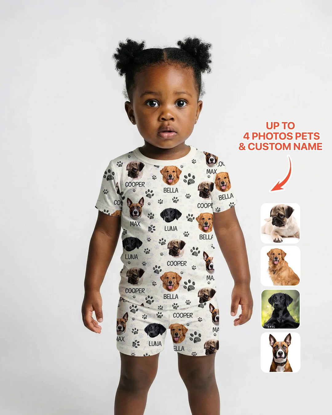 Zweiteiliges Pyjama-Set mit kurzen Ärmeln und Shorts im Sommer-Design