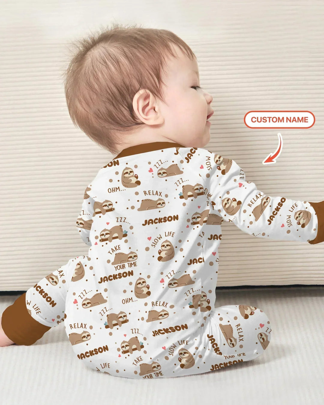 Gerippte Babykleidung mit individuellem Foto - Weich &amp; Skizzenhaft