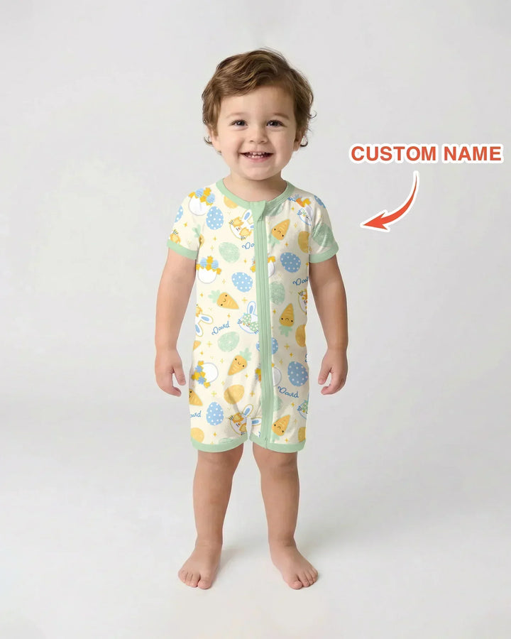 Retro Easter Bamboo Shorty Zippy