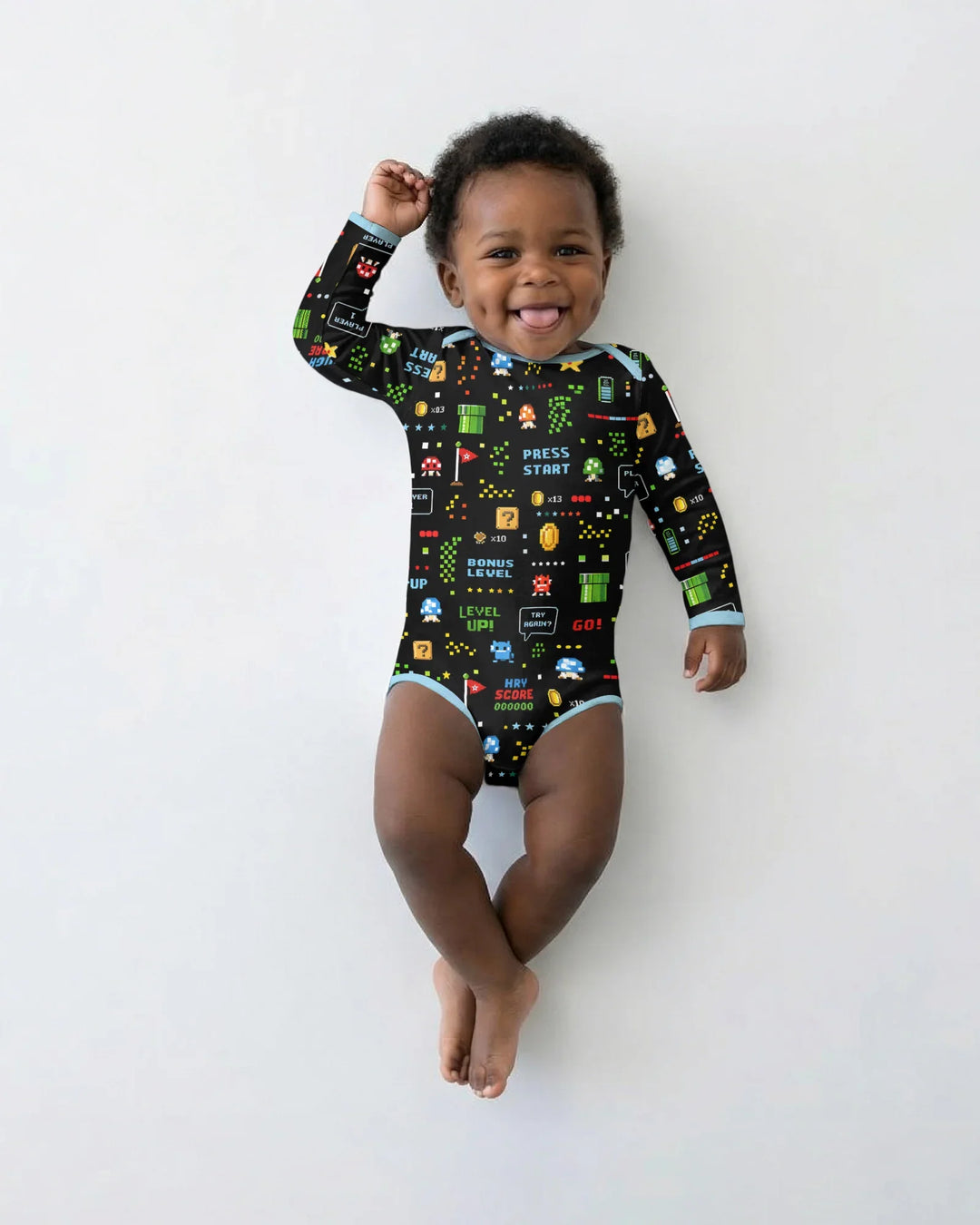 Gerippte Babykleidung mit individuellem Foto - Weich &amp; Skizzenhaft