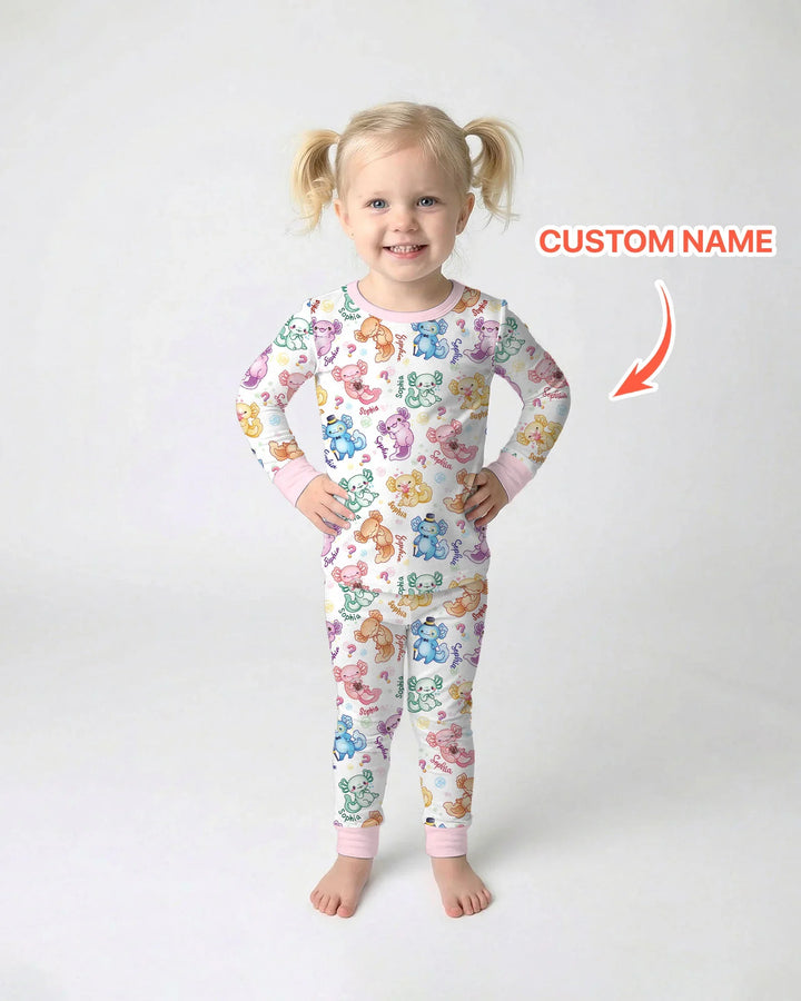 I Axololt Questions Bamboo Two Piece Long Sleeve Pajama Set