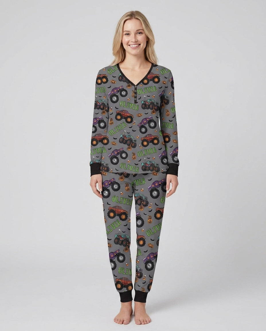 Vorlage Bambus Damen Pyjama Set